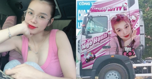 Gặp Ngô Hạnh - mỹ nữ lái xe tải 30 tấn ở Thái Nguyên, phủ hồng xe bằng hình Hello Kitty: Cuộc sống ra sao sau khi nổi tiếng?