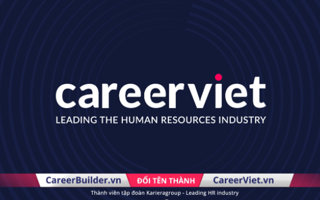 Careerbuilder.vn chuyển sang tên miền mới Careerviet.vn