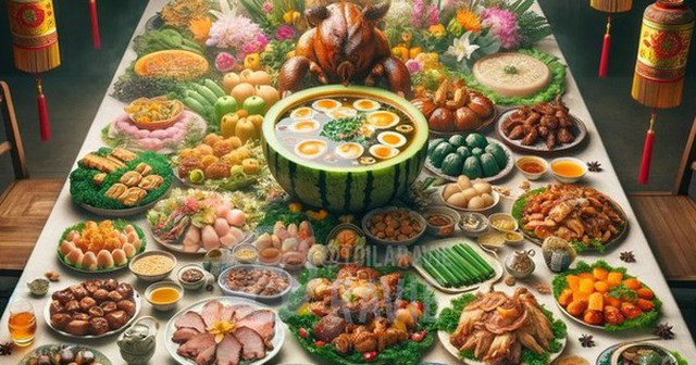 Mâm cơm Tết Việt mà ChatGPT vẽ bị dân mạng "bắt lỗi" vì món quan trọng nhất thì lại thiếu!