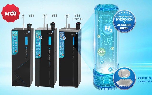 Dòng máy lọc nước Hydro-ion Kiềm của Karofi có gì đáng quan tâm?