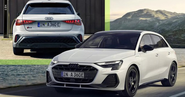 Audi A3 thêm phiên bản hybrid sạc ngoài, có thể chạy 143km không cần xăng