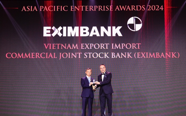 Eximbank nhận giải thưởng Doanh nghiệp xuất sắc Châu á 2024