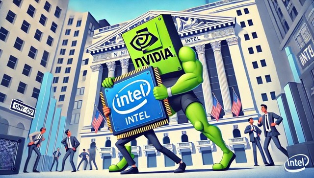 Lần đầu tiên sau 25 năm, Intel bị loại khỏi Dow Jones và thay thế bằng Nvidia, vốn là startup từng bị chính tập đoàn cười nhạo cách đây 19 năm