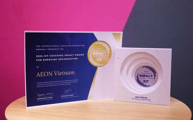 Liên đoàn Khai vấn Quốc tế vinh danh AEON Việt Nam