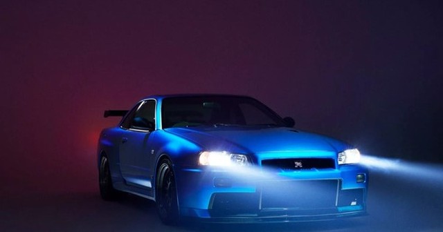 Xế cổ Nissan GT-R R34 được phục chế thành siêu xe