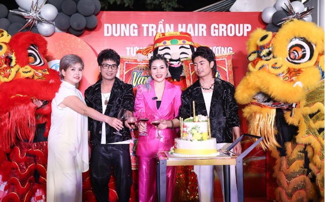 Dung Trần Hair Group tưng bừng khai trương cơ sở 3 tại số 15 Thái Phiên – Hai Bà Trưng - Hà Nội