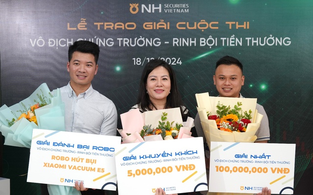 Lễ trao giải “Vô địch chứng trường”: Chứng khoán NHSV vinh danh nhà đầu tư xuất sắc