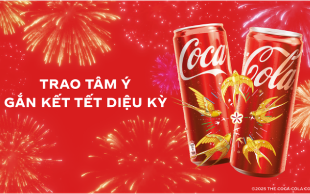 Coca-Cola tiếp tục lan tỏa tinh thần gắn kết tết diệu kỳ