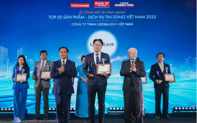 LocknLock vinh dự 13 năm liên tiếp lọt Top 50 Sản phẩm - Dịch vụ - Tin dùng Việt Nam