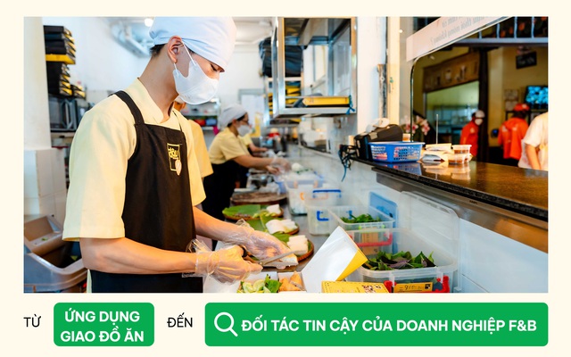 Từ ứng dụng giao đồ ăn đến đối tác tin cậy của doanh nghiệp F&B