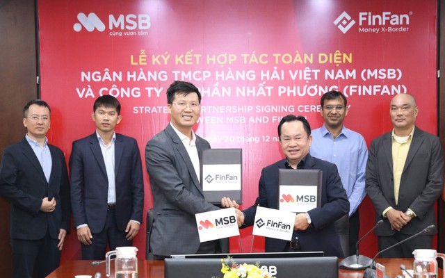 MSB hợp tác FinFan cung cấp giải pháp thanh toán toàn diện cho khách hàng