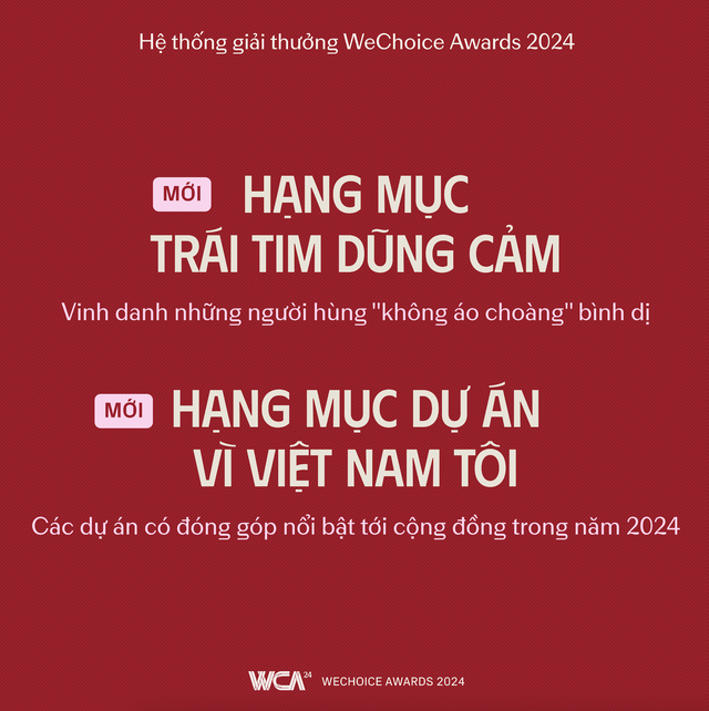 WeChoice Awards 2024 chính thức công bố hệ thống giải thưởng, lần đầu tiên xuất hiện BFF - Best Fandom Forever, quá khó đoán và thú vị!- Ảnh 5.