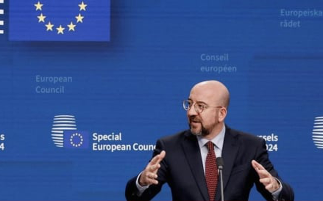 Chủ tịch Hội đồng châu Âu Charles Michel. (Ảnh: Reuters)