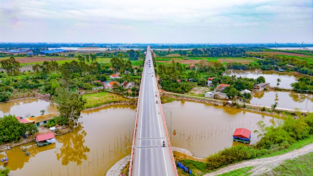 Xã nông thôn có 2 cây cầu nối 3 tỉnh, tương lai sẽ trở thành điểm kết nối 2 thành phố trực thuộc trung ương- Ảnh 4.