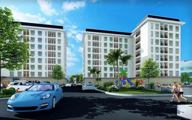 Phối cảnh dự án Khu nhà ở xã hội tại Khu đô thị mới phía Nam thành phố Hải Dương.