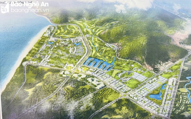 Nghệ An sẽ có "siêu" đô thị du lịch nghỉ dưỡng gần 700ha giáp biển và đường sắt Bắc - Nam