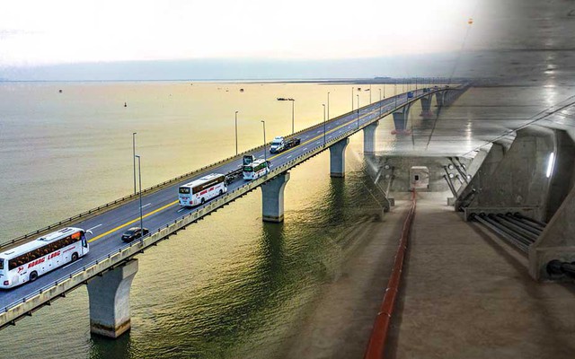 Đường hầm "bí ẩn" tại cầu vượt biển gần 12.000 tỷ dài nhất Việt Nam, nối với hòn đảo du lịch nổi tiếng