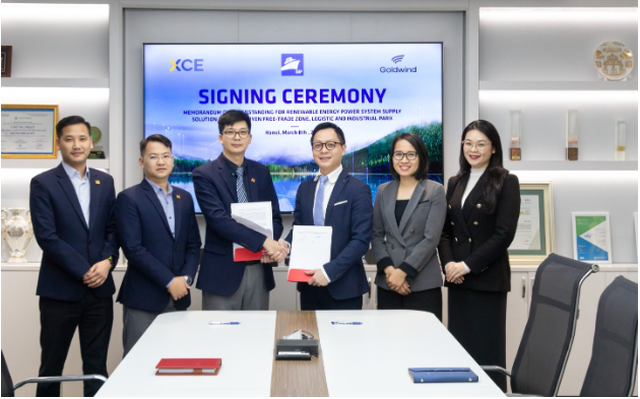 XCE Energy và Goldwind ký thoả thuận hợp tác