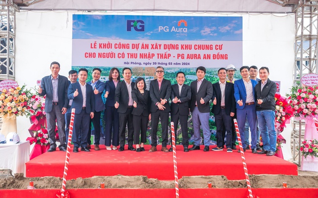 Lễ khởi công dự án nhà ở xã hội PG Aura An Đồng Hải Phòng