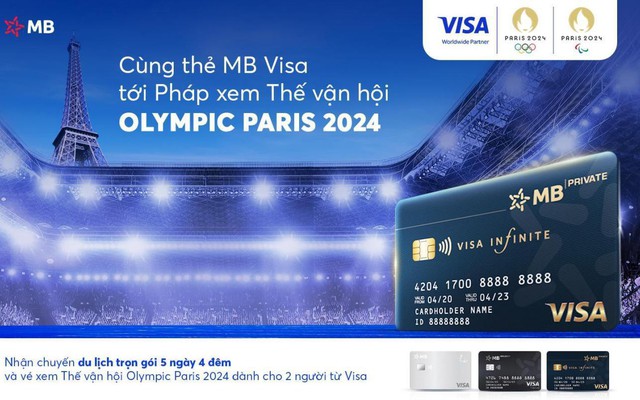 Thưởng ngoạn Paris mùa Thế vận hội Olympic 2024 cùng thẻ MB Visa