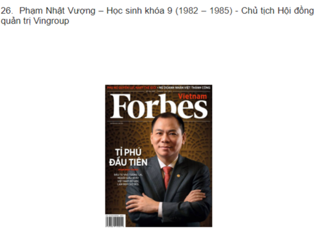 “Lò đào tạo” đại gia Việt: Không phải trường chuyên, ngôi trường THPT ít ai biết đến này mới là nơi xuất phát của Phạm Nhật Vượng và loạt doanh nhân khác- Ảnh 3.