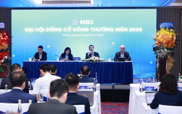 ĐHCĐ MBS: Gia tăng quy mô hoạt động tự doanh trong năm 2024, kết quả kinh doanh quý 1 dự kiến tăng trưởng tối thiểu 30%