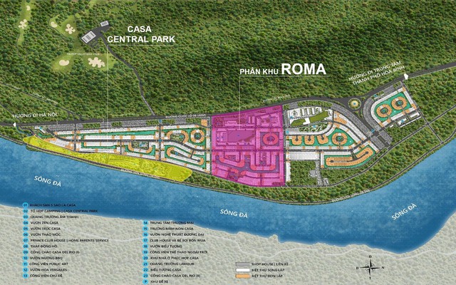 Phân khu Roma (Casa Del Rio): Một lần đầu tư - đa tầng lợi ích