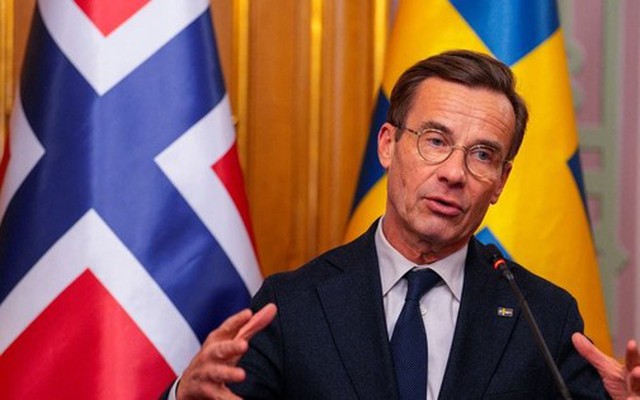 Thủ tướng Thụy Điển Ulf Kristersson. Ảnh: Reuters