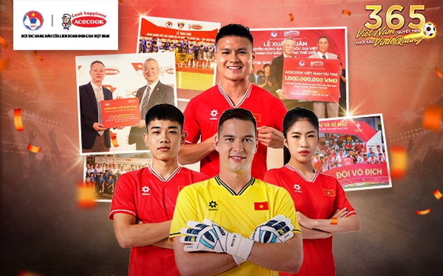 Acecook Việt Nam và những bước đi kiên định trên hành trình ‘Nâng tầm bóng đá Việt’