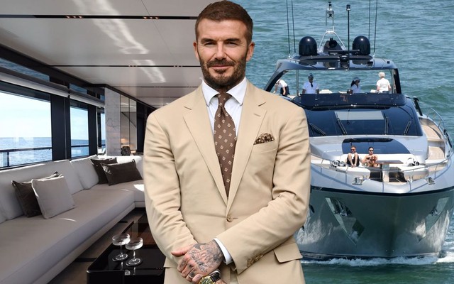 Cận cảnh siêu du thuyền 20 triệu USD được ví như ''dinh thự nổi trên mặt nước'' của gia đình David Beckham: Sang trọng từ trong ra ngoài!