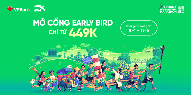 Sở hữu sớm tấm bib VPBank Hanoi International Marathon với giá ưu đãi- Ảnh 1.