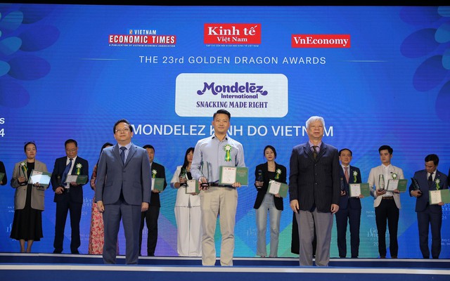 Mondelez Kinh Đô nhận giải thưởng Rồng Vàng 2024