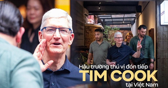 Người trong cuộc hé lộ về buổi uống cafe, ăn hướng dương của Tim Cook: Đặt chỗ 2 tuần, hồi hộp khi 10 phút trước sự kiện mới biết khách VIP là ai