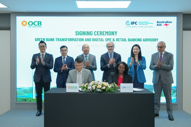 OCB cùng IFC ký kết thỏa thuận tư vấn chuyển đổi ngân hàng xanh và dịch vụ ngân hàng số bán lẻ, doanh nghiệp vừa và nhỏ (SME)- Ảnh 1.
