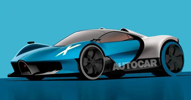 Đây sẽ là chiếc xe kế nhiệm Bugatti Chiron: Hết dáng 'tròn trịa', dễ đổi sang động cơ hybrid mạnh tới 1.600 mã lực