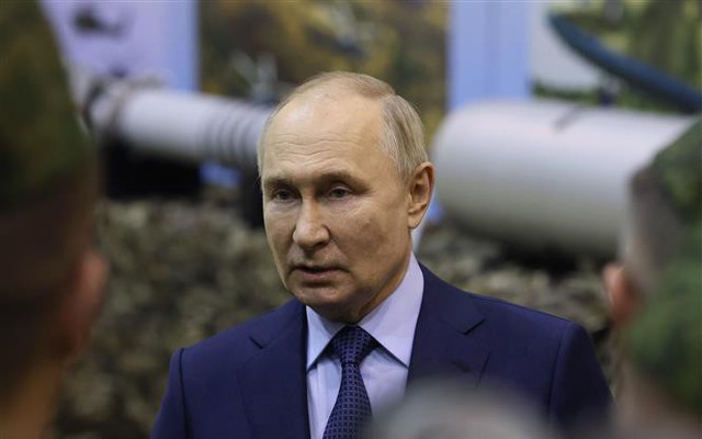 Tổng thống Nga Vladimir Putin ngày 27/3/2024. Ảnh: AFP/TTXVN