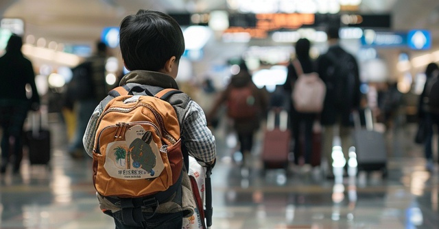 Bị lạc mẹ giữa sân bay lớn bậc nhất Châu Á, 2 đứa trẻ người Nhật có cách hành xử khiến dân mạng thán phục