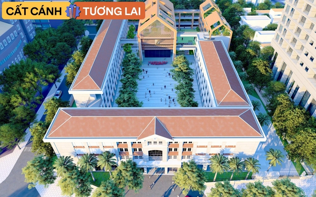 Một trường THCS đang được đầu tư 125 tỷ đồng để cải tạo xây mới: Thuộc top đầu khu vực về thành tích thi Học sinh giỏi các cấp