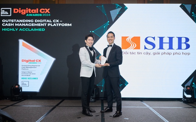 SHB  giành cú đúp giải thưởng tại Digital CX Awards 2024