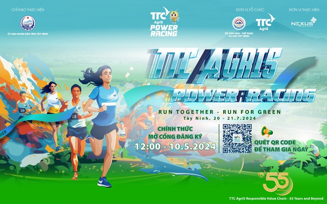 Chinh phục giải chạy TTC AgriS - Power Racing 2024