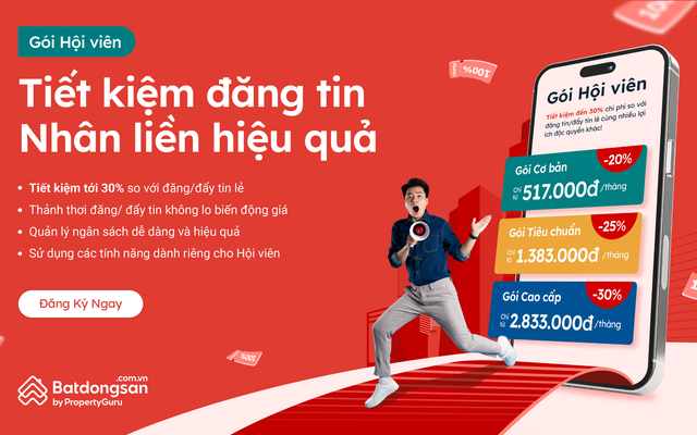 Batdongsan.com.vn ra mắt Gói Hội viên giúp giảm 30% chi phí đăng tin