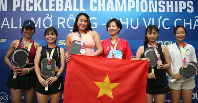 Thành tích khủng của đoàn Việt Nam tại giải Pickleball châu Á: Vừa chơi vui, vừa ẵm luôn loạt giải mang về! Thành tích khủng của đoàn Việt Nam tại giải Pickleball châu Á: Vừa chơi vui, vừa ẵm luôn loạt giải mang về!