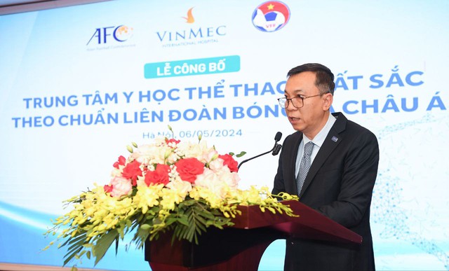 Một bệnh viện Việt Nam có Trung tâm Y học thể thao xuất sắc theo chuẩn châu Á: Chủ tịch VFF khẳng định cả châu lục chỉ 5 quốc gia làm được điều này- Ảnh 3.