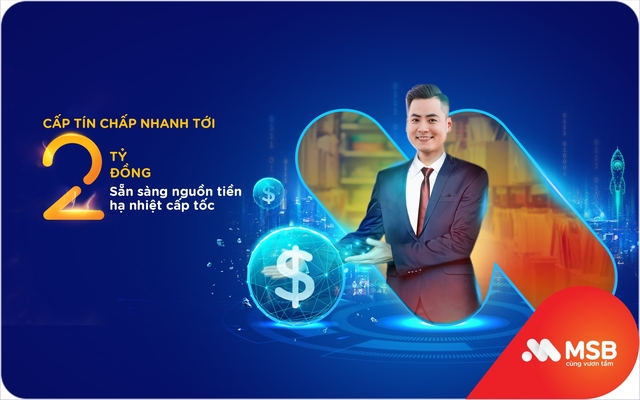 MSB dùng AI cấp tín chấp cho doanh nghiệp trong 4 giờ