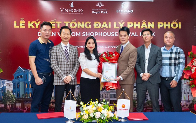 Sao Vàng Holdings - Tổng đại lý phân phối chính thức dự án Vincom Shophouse Royal Park