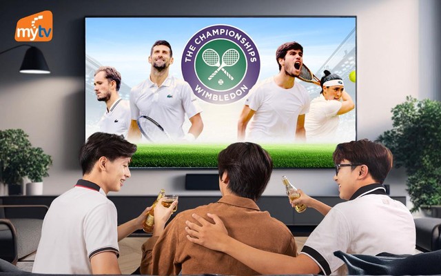 Xem trực tiếp giải quần vợt Wimbledon 2024 trên chùm kênh SPOTV của MyTV