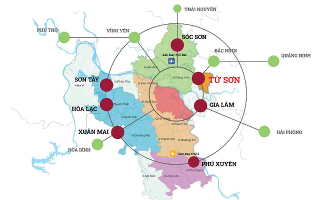 Đông Bắc Vùng Thủ Đô: Trung tâm của đô thị đa trung tâm