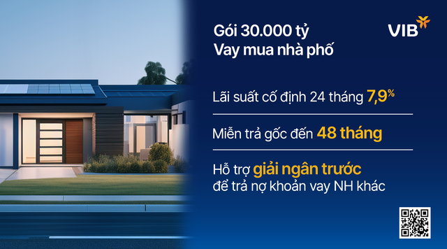 VIB ra mắt gói vay nhà phố 30.000 tỷ, lãi suất chỉ 5,9%, miễn trả gốc đến 48 tháng- Ảnh 2.