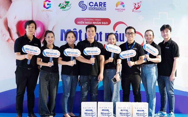 Care Solutions và TTTM Sense City Phạm Văn Đồng tổ chức ngày hội hiến máu