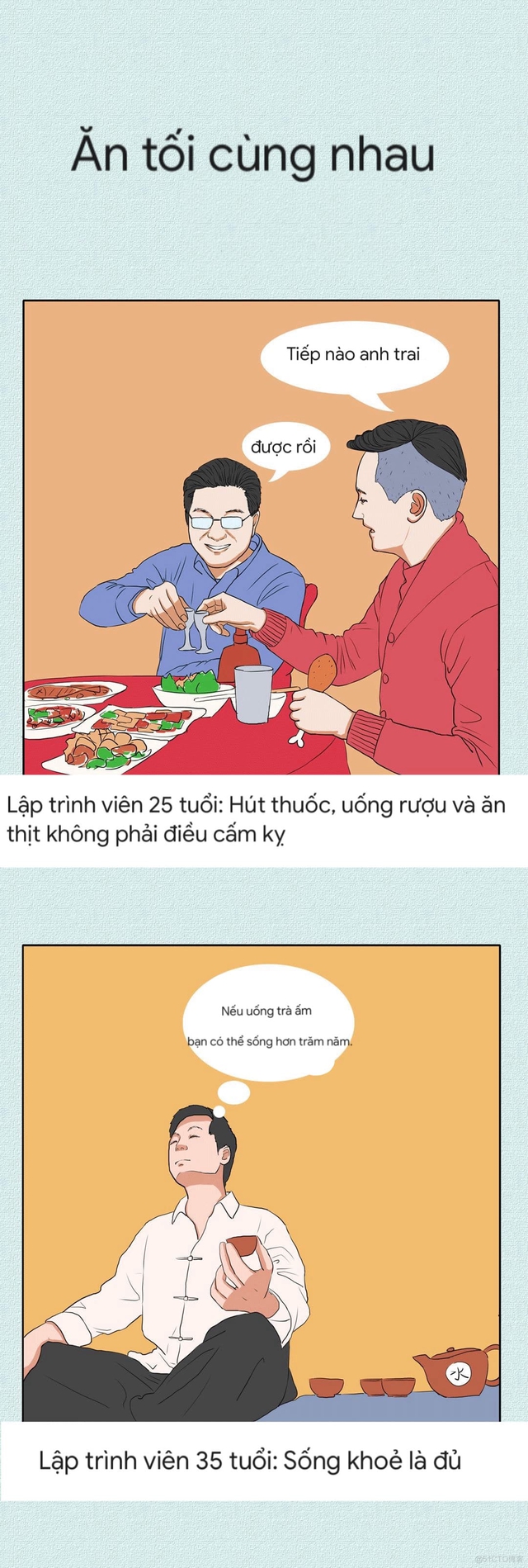 [Hài hước] Khác biệt to lớn giữa lập trình viên 25 tuổi và 35 tuổi- Ảnh 11.